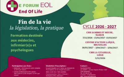Forum EOL : le cycle de formation 2026-2027 sur la fin de vie démarre bientôt !